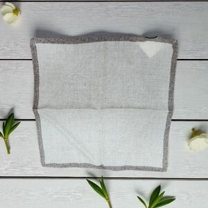 SUIT SUPPLY Pocket Square – Classic Plain Brown 12.5''x 12.5''